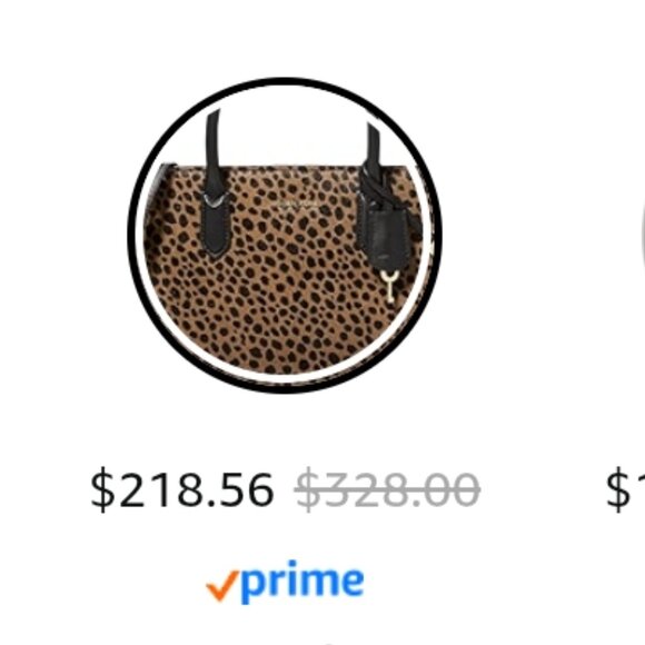 Brand new medium size Michael Kors calf hair leopard print bag - Picture 2 of 5